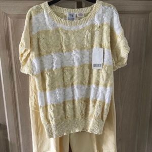 🌞 Knit top & pant set